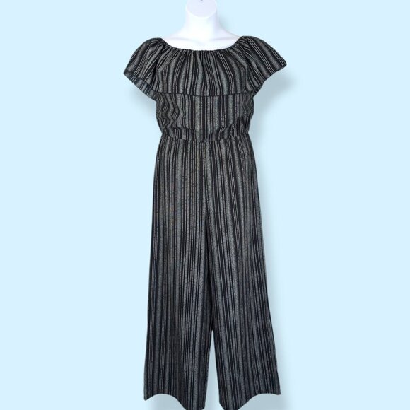 Kiwi & Punch Dark Striped Jumpsuit - Picture 1 of 7